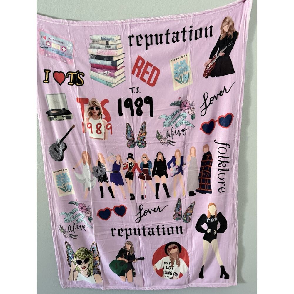 Taylor Swift Throw Blanket 50x40 Inches New In Package